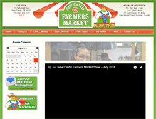 Tablet Screenshot of newcastlefarmersmarket.com
